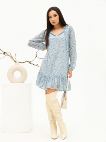 Платья ISSA Plus модель SA-452_lightblue Фото