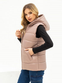 Куртки та дублянки ISSA Plus модель SA-442_beige Фото
