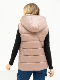 Куртки та дублянки ISSA Plus модель SA-442_beige Фото