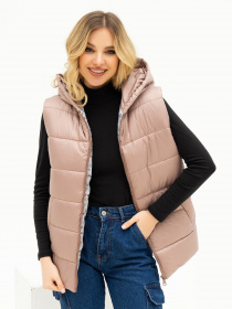 Куртки та дублянки ISSA Plus модель SA-442_beige Фото