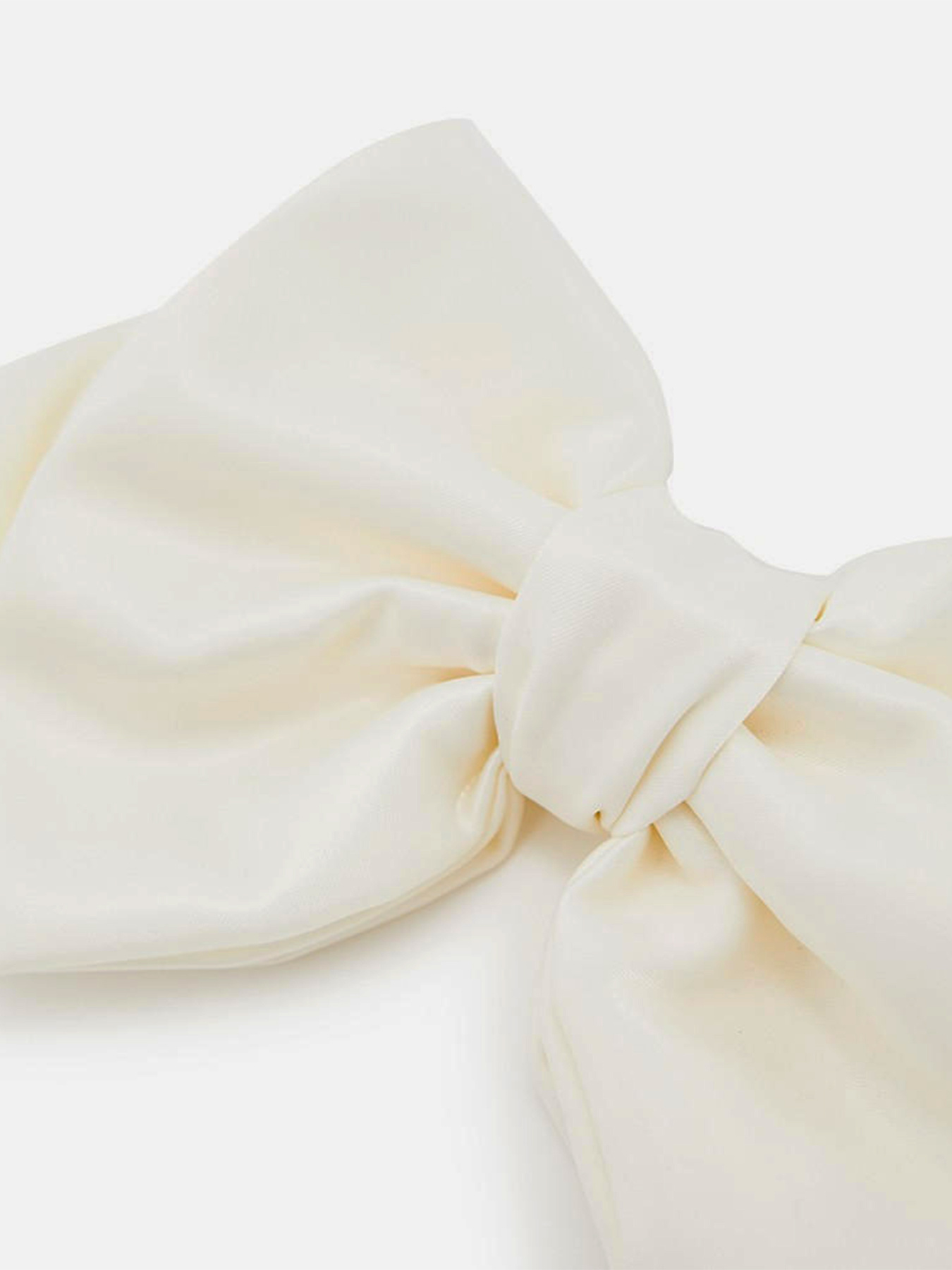 Большой белый бант. Luxury аксессуар для волос MyScarf модель mp169175 Большой белый бант. Luxury аксессуар для волос MyScarf модель mp169175 Фото