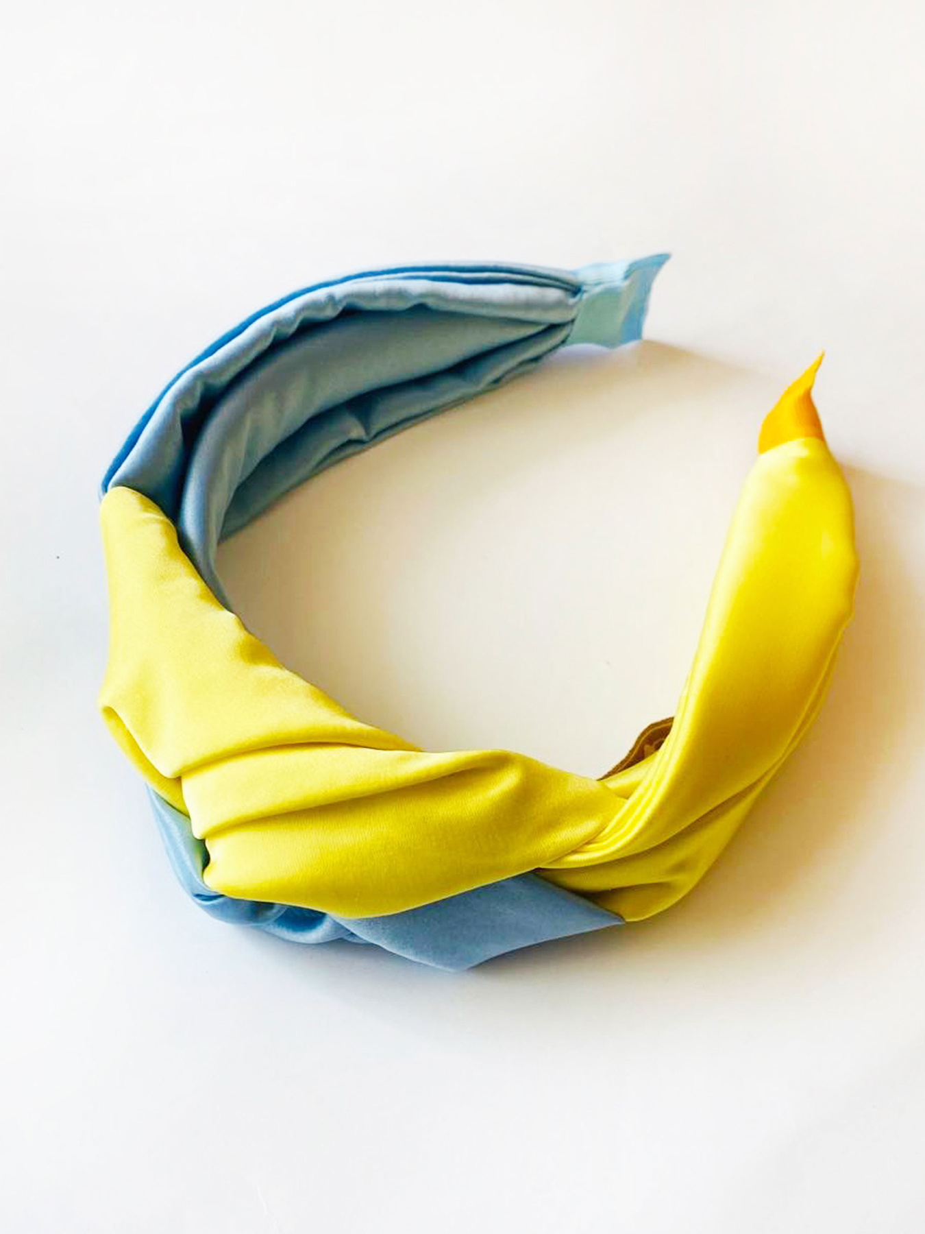 Желто-голубой обруч ручной работы. Коллекция "Украина" MyScarf модель mp196160 Желто-голубой обруч ручной работы. Коллекция "Украина" MyScarf модель mp196160 Фото