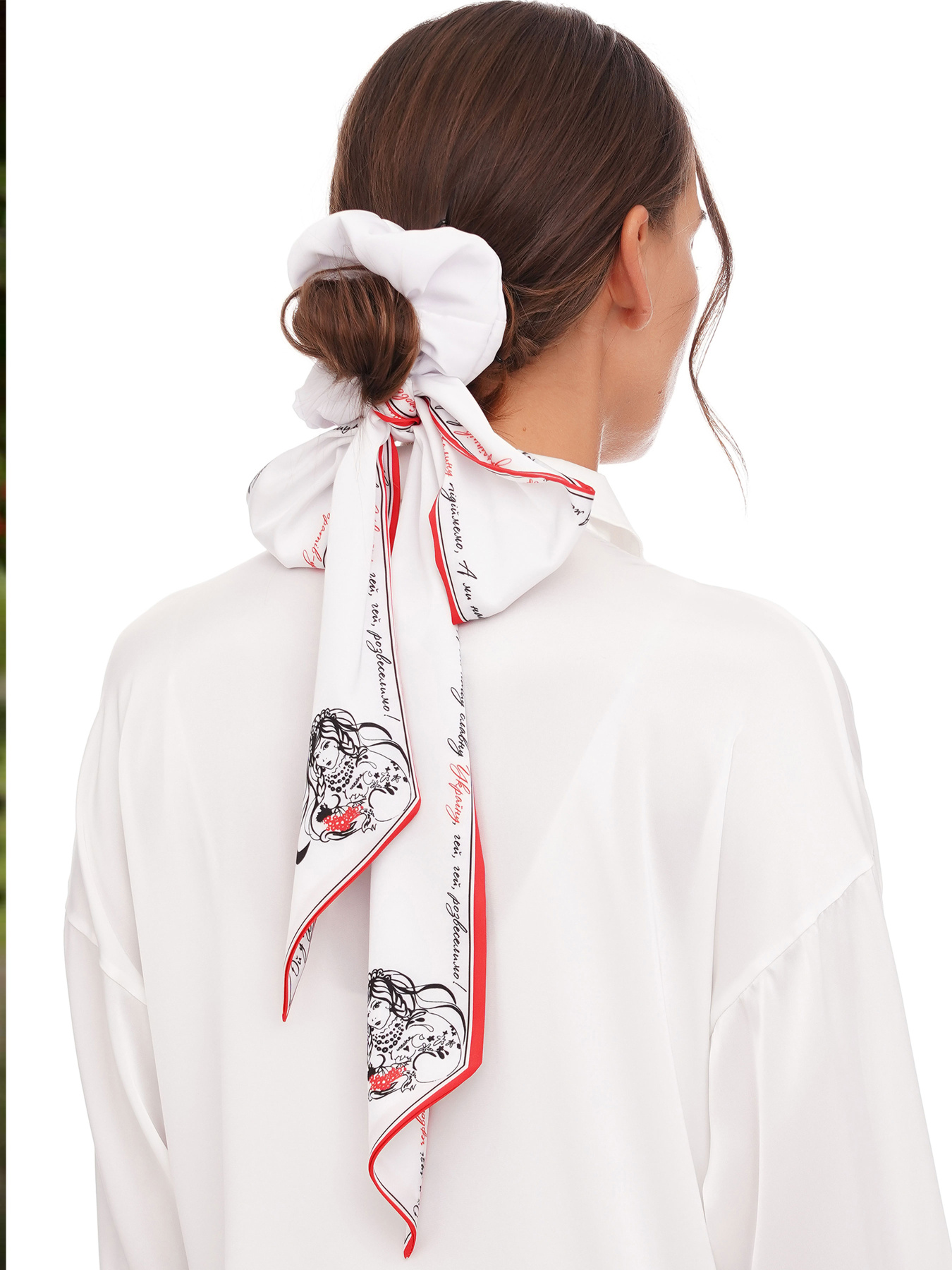 Резинка+твілі колекція Україна "Червона калина" MyScarf модель mp196416 Резинка+твілі колекція Україна "Червона калина" MyScarf модель mp196416 Фото