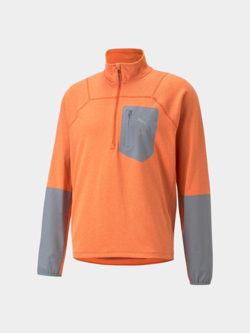 Худи и свитшоты PUMA M Seasons Raincell 1/2 Zip модель 523245 Фото