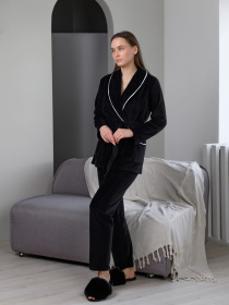 Одяг для дому та сну N.EL модель 1535-52_black Фото