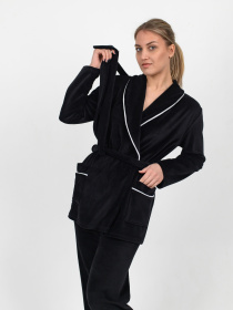 Одяг для дому та сну N.EL модель 1535-52_black Фото