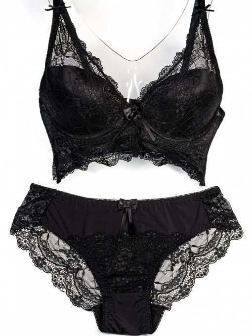 Нижня білизна ISSA Plus модель BL2-418_black Фото