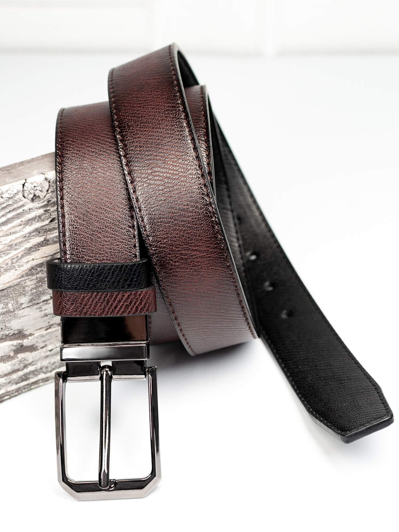 Ремені ISSA Plus модель R1-131_blackbrown Фото