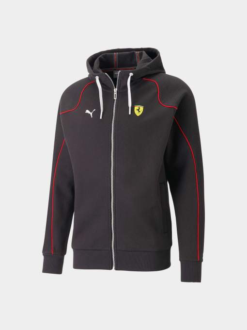 Куртки и дубленки PUMA Ferrari Race Hooded Swt Jkt модель 538164 Фото