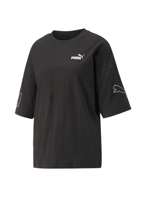 Футболки и поло PUMA Power Colorblock Tee модель 673636 Фото