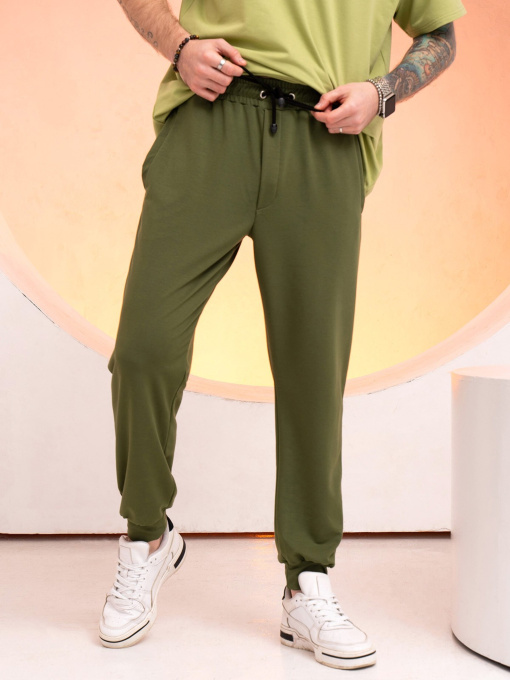 Штани ISSA Plus модель GN-406_khaki Фото