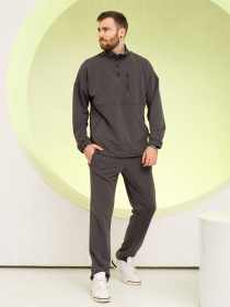 Костюмы ISSA Plus модель GN-517_darkgray Фото