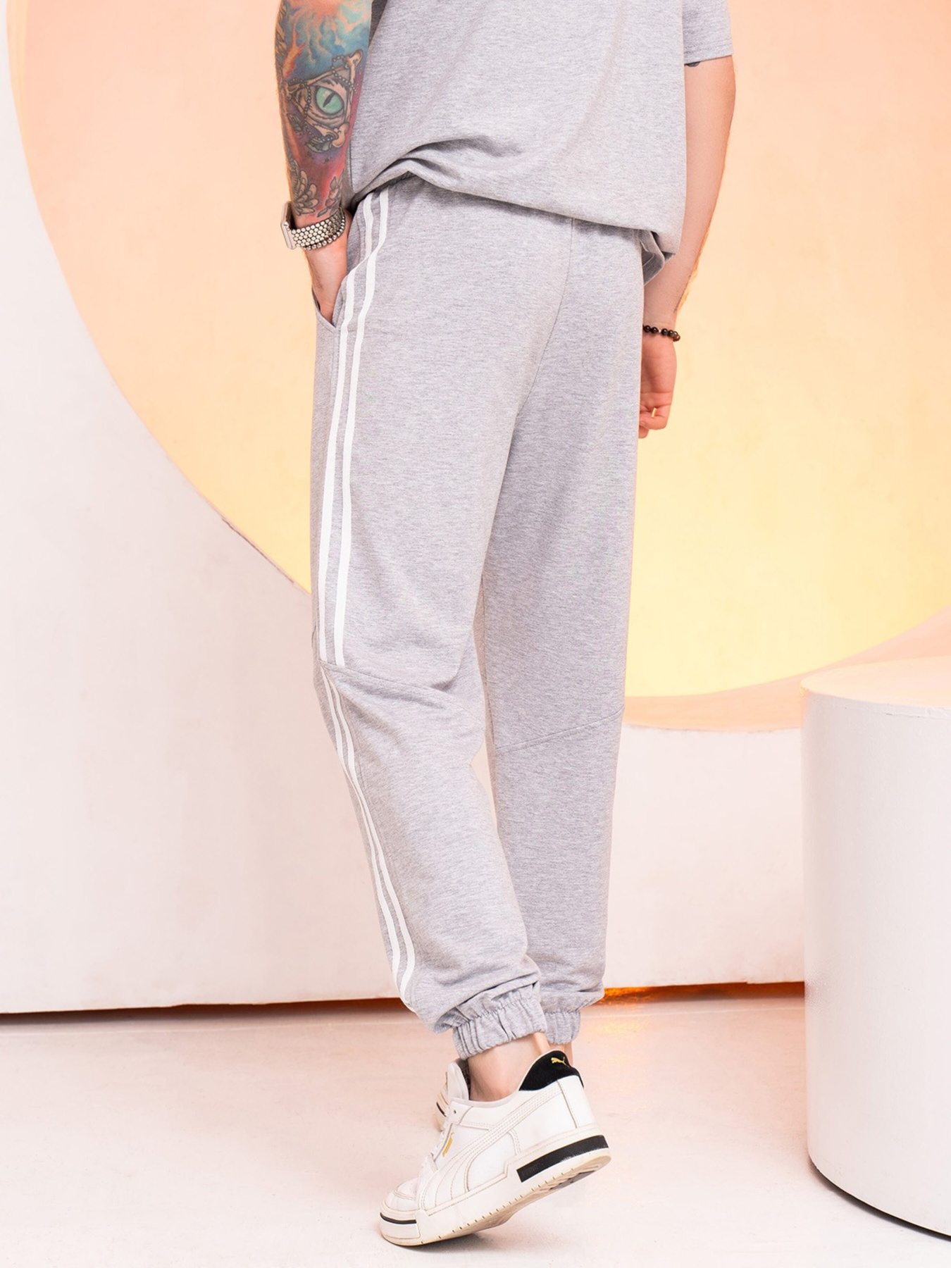 Штани ISSA Plus модель GN-519_lightgray Фото