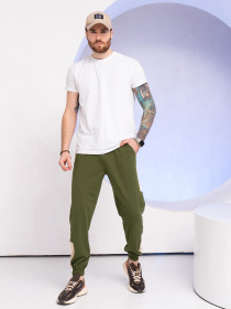 Штани ISSA Plus модель GN-524_khaki Фото