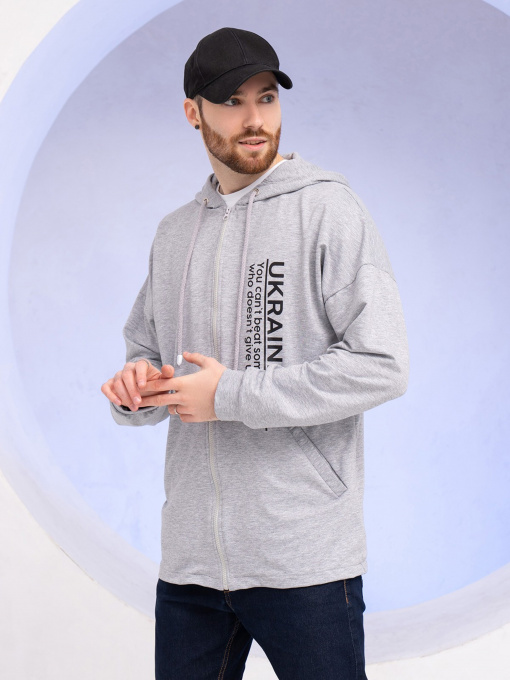 Худі та світшоти ISSA Plus модель GN-528_lightgray Фото