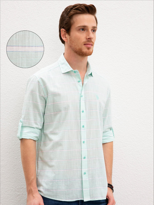 Рубашки US Polo модель G081SZ004.000.979202.VR090 Фото