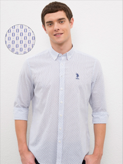 Рубашки US Polo модель G081SZ004.000.987151.VR013 Фото