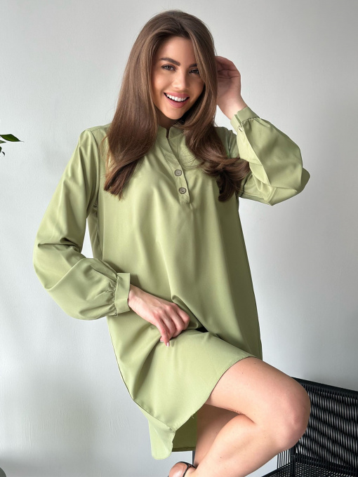 Платья ISSA Plus модель 12466_olive Фото