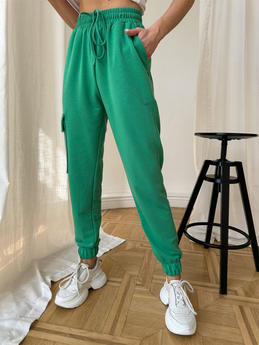 Штани ISSA Plus модель 13718_green Фото