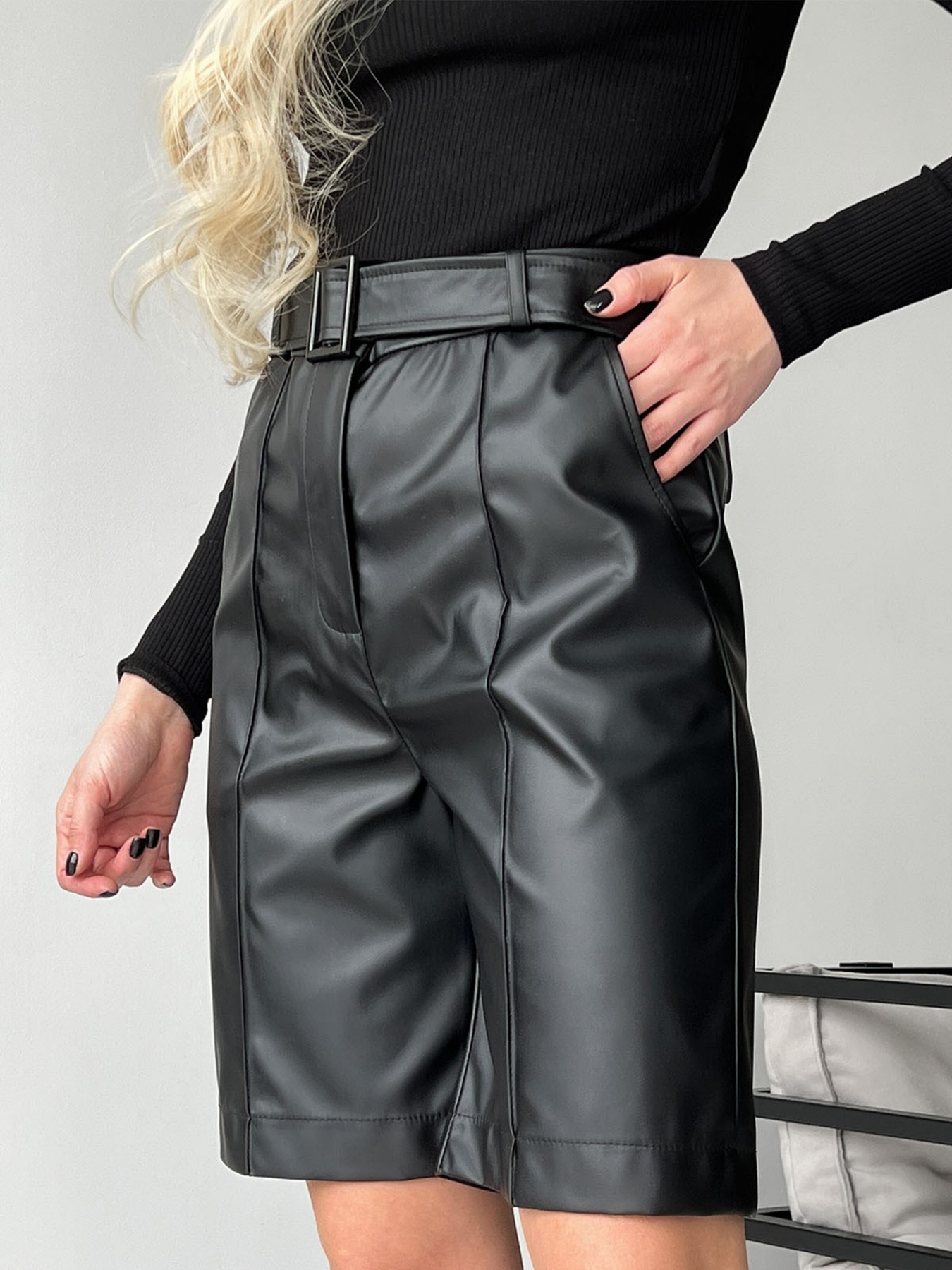 Шорти ISSA Plus модель 13720_black Шорти ISSA Plus модель 13720_black Фото
