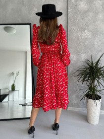 Платья ISSA Plus модель 13724_red Фото
