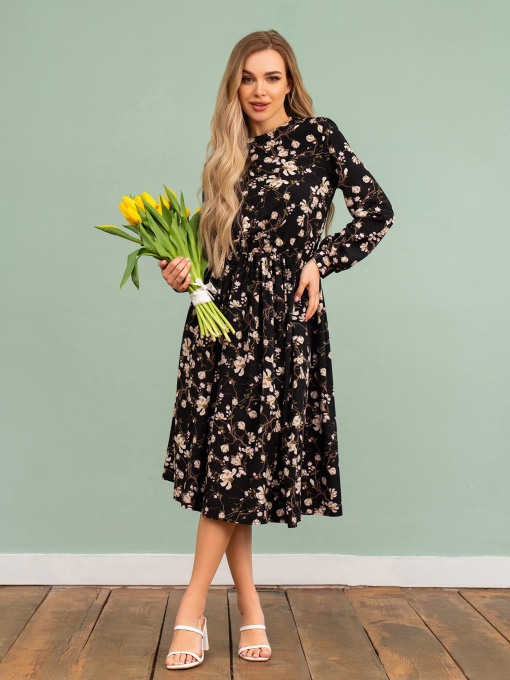Платья ISSA Plus модель 13738_black Фото