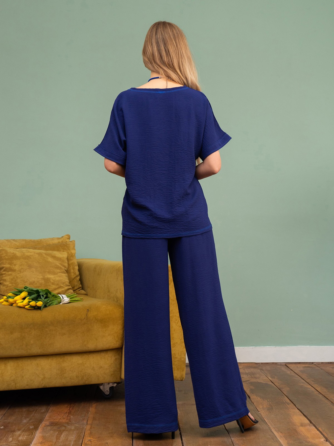 Костюми ISSA Plus модель 13747_blue Фото
