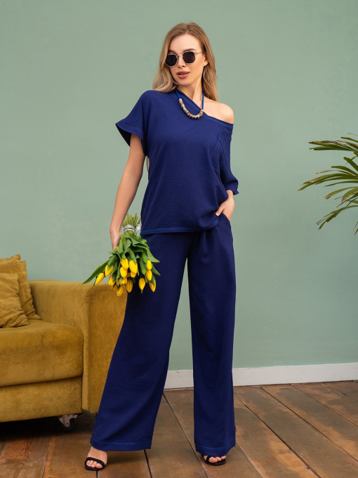 Костюми ISSA Plus модель 13747_blue Фото