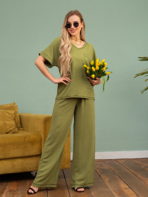 Костюми ISSA Plus модель 13747_khaki Фото