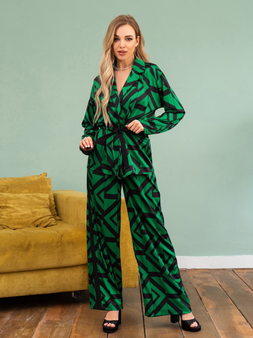 Костюмы ISSA Plus модель 13748_green Фото