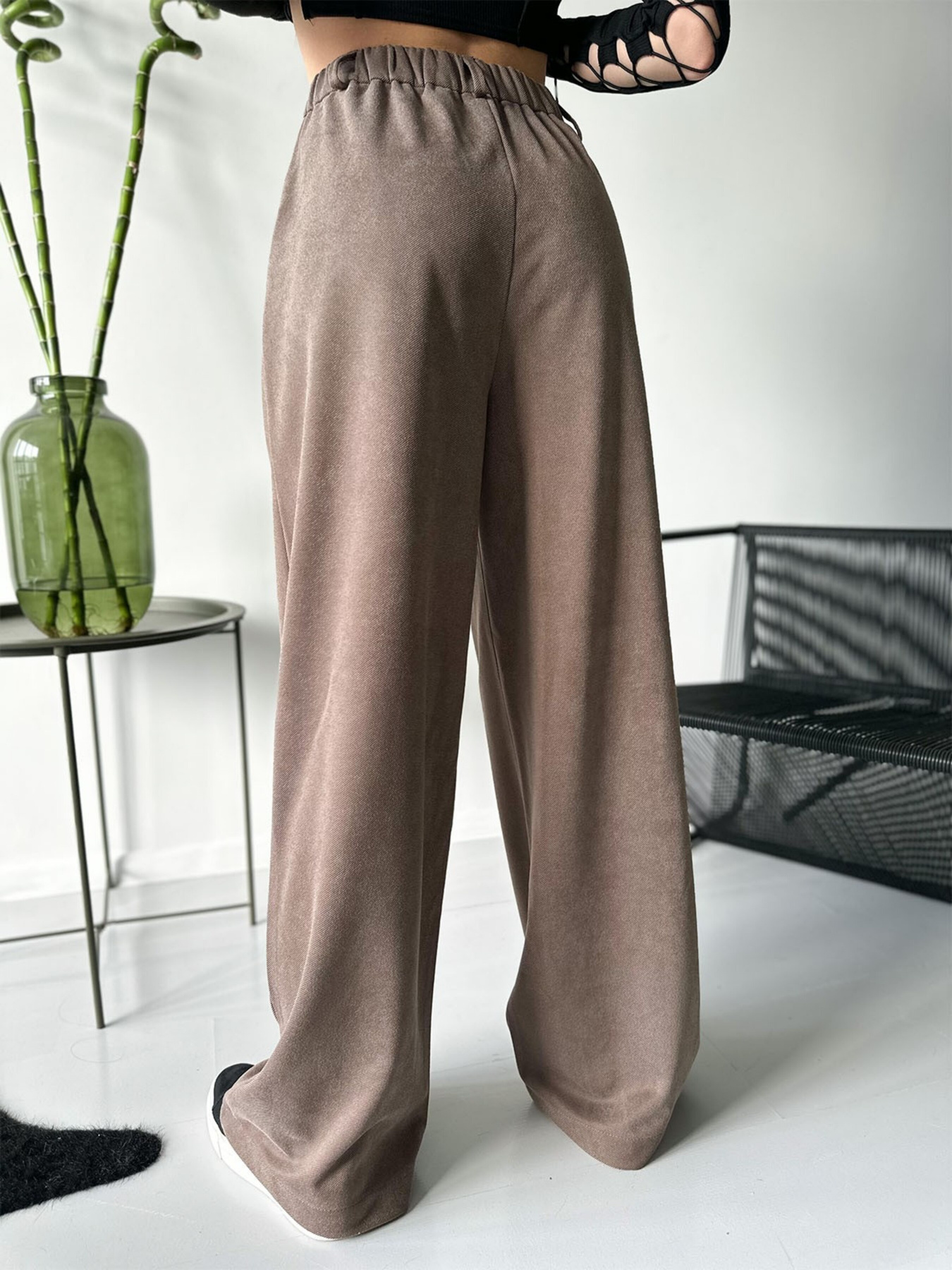 Брюки ISSA Plus модель 13749_brown Фото