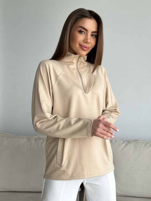 Худи и свитшоты ISSA Plus модель 13751_beige Фото