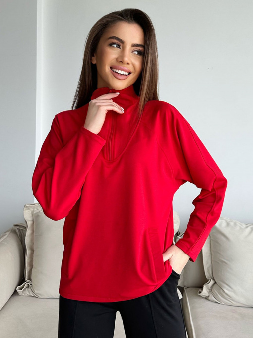 Худи и свитшоты ISSA Plus модель 13751_red Фото