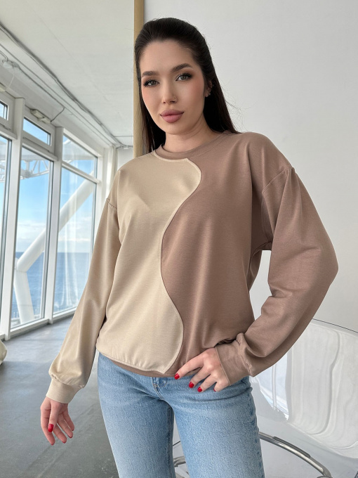 Худі та світшоти ISSA Plus модель 13755_beige Фото