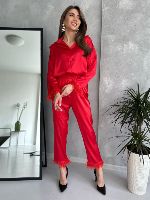 Костюмы ISSA Plus модель 13762_red Фото