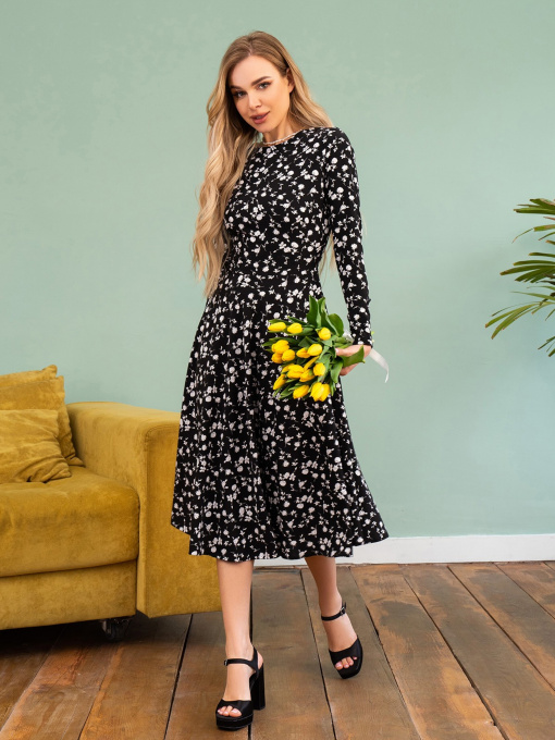 Платья ISSA Plus модель 13772_black Фото