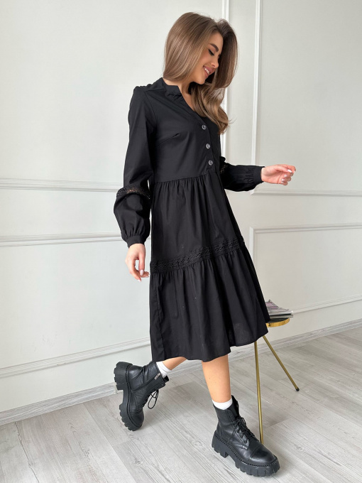 Платья ISSA Plus модель SA-455_black Фото