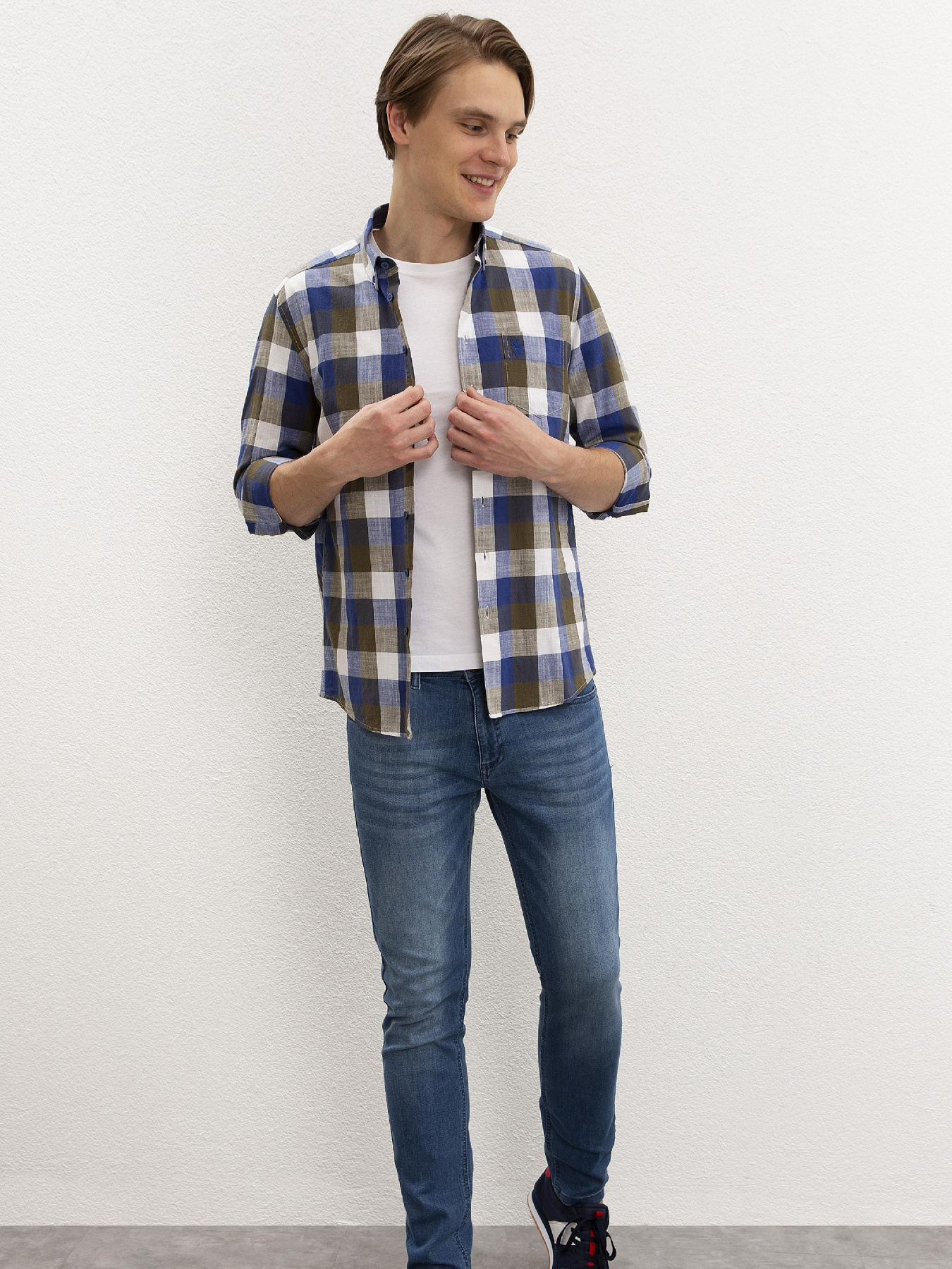 Сорочки US Polo модель G081GL004.000.988126.VR027 Фото