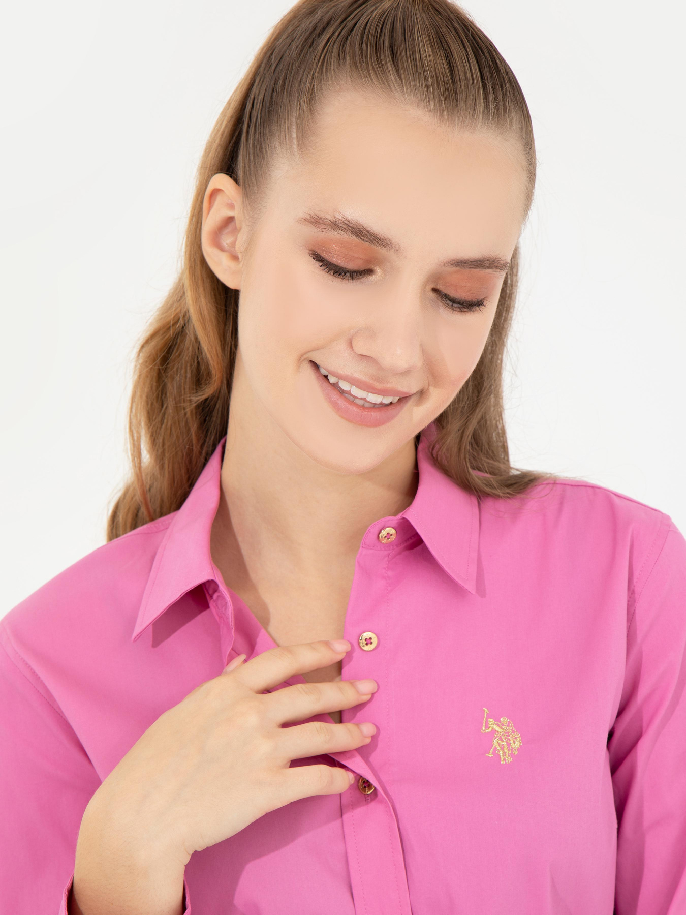 Рубашки US Polo модель G082SZ004.000.1450230.VR041 Фото