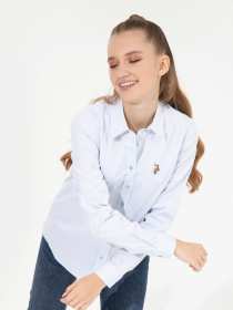 Рубашки US Polo модель G082SZ004.000.1450213.VR003 Фото