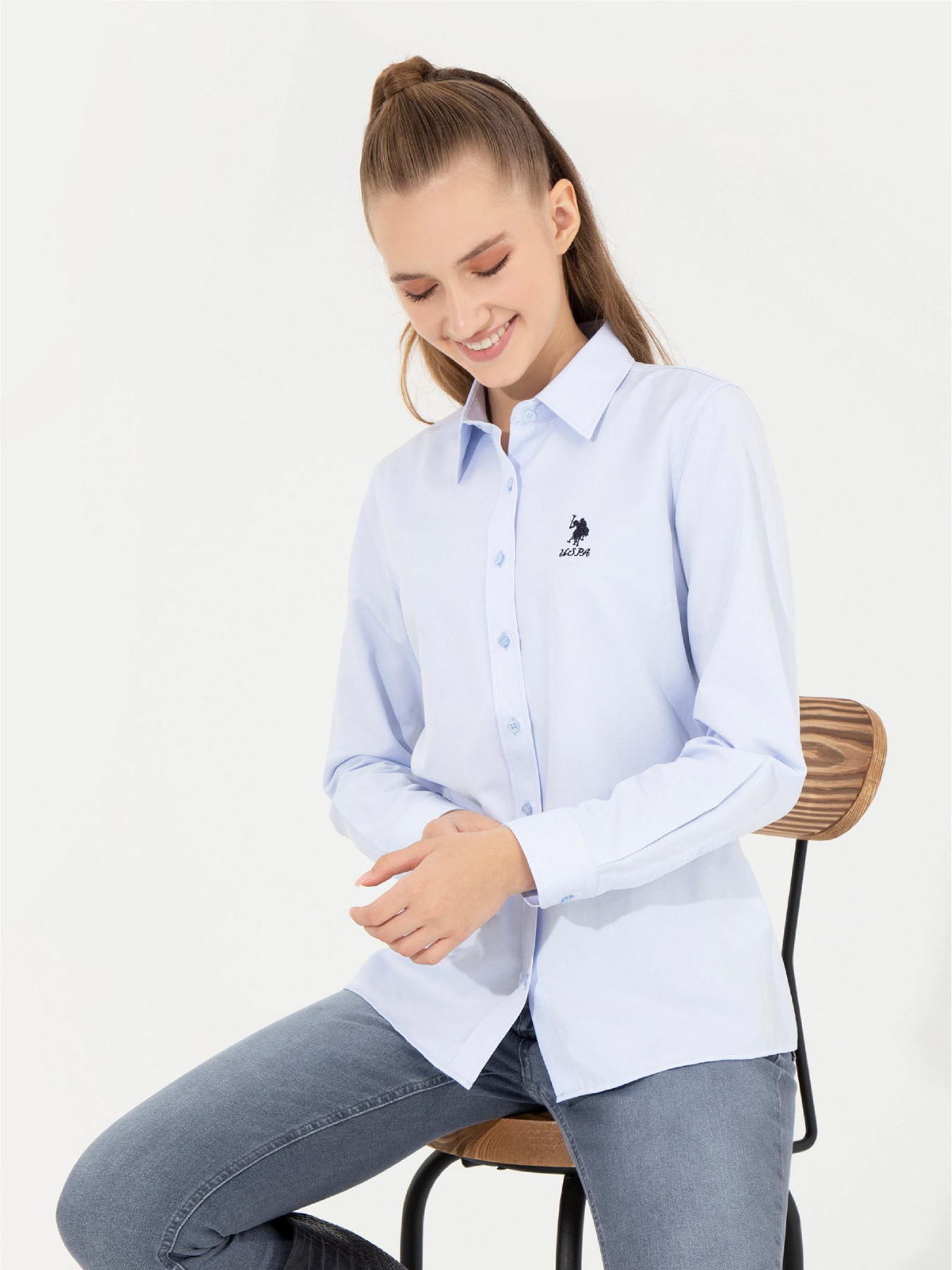 Рубашки US Polo модель G082GL004.000.1450236.VR003 Фото