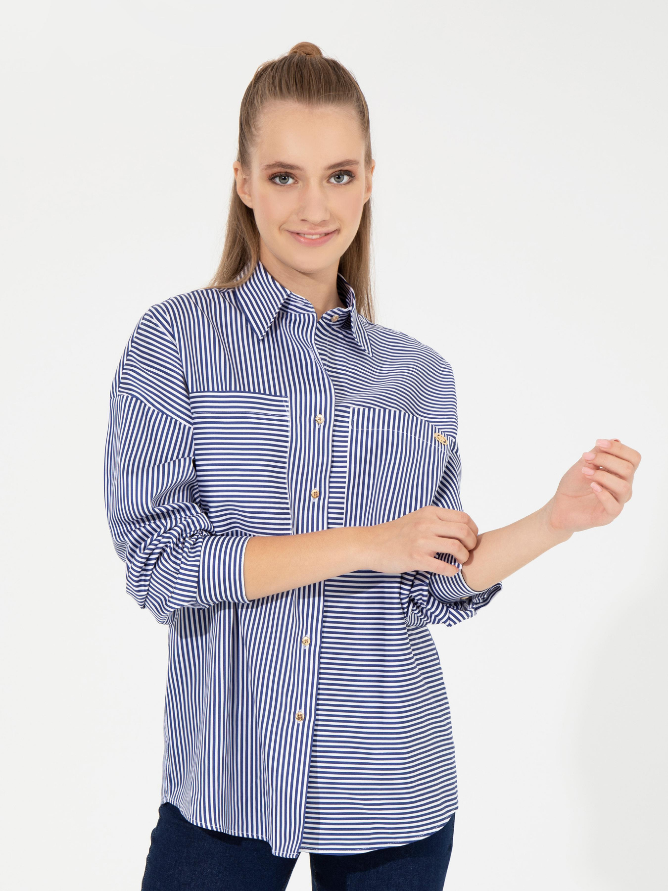 Рубашки US Polo модель G082SZ004.000.1458060.VR033 Фото