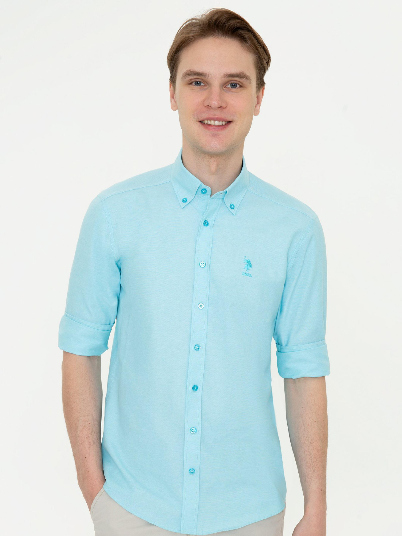 Рубашки US Polo модель G081GL004.000.1363455.VR093 Фото