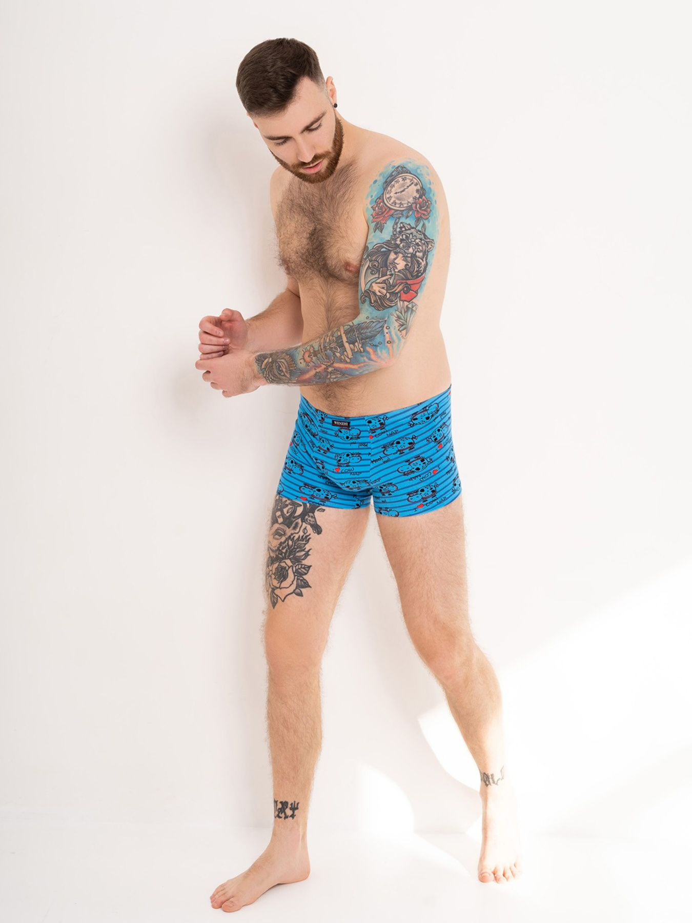 Нижнее белье ISSA Plus модель GN5-185_lightblue Фото