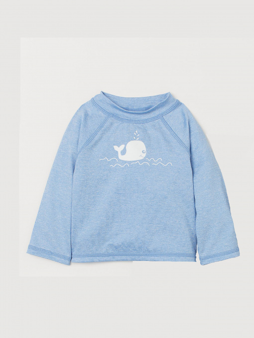Одежда для пляжа H&M Лонгслів для плавання модель 56420 Фото