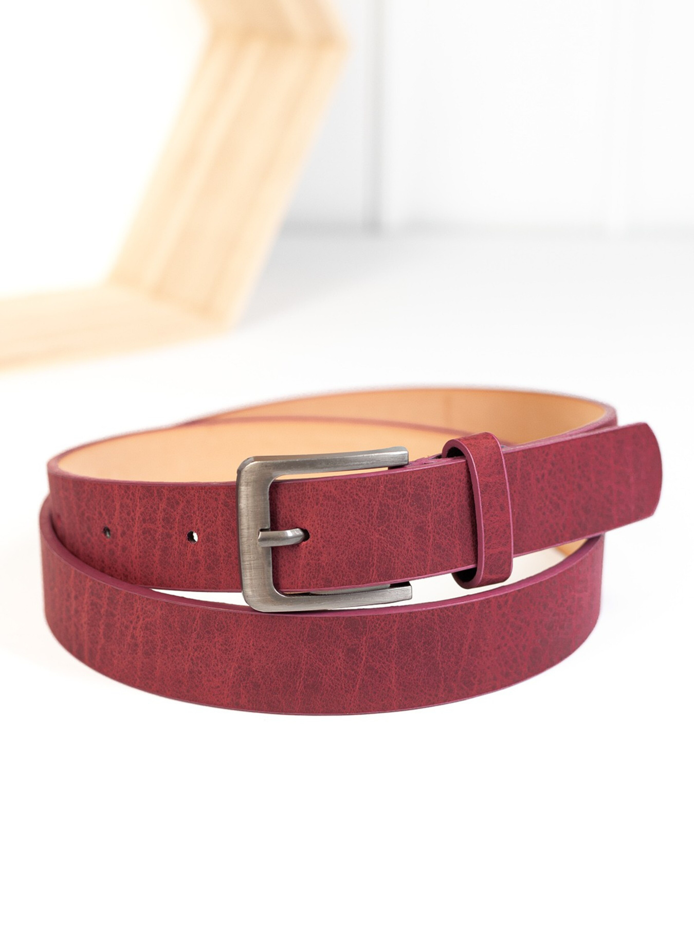 Ремни ISSA Plus модель R1-137_burgundy Фото