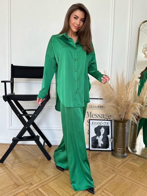 Костюмы ISSA Plus модель 13782_green Фото