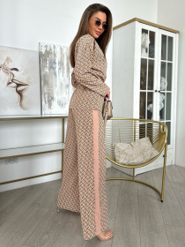 Костюмы ISSA Plus модель 13852_beige Фото