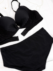 Нижня білизна ISSA Plus модель BL2-701_black Фото