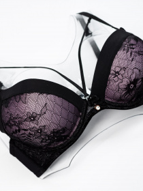 Нижня білизна ISSA Plus модель BL2-726_blacklilac Фото
